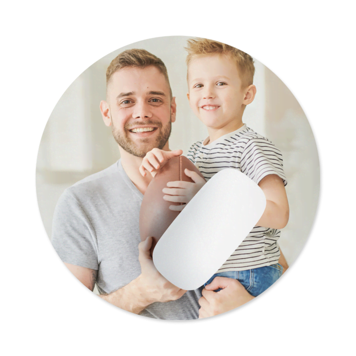 Muismat met foto voor Vaderdag Muismat met foto voor Vaderdag