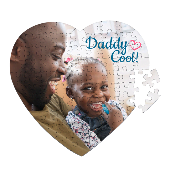 Vaderdag puzzel hart Vaderdag puzzel hart