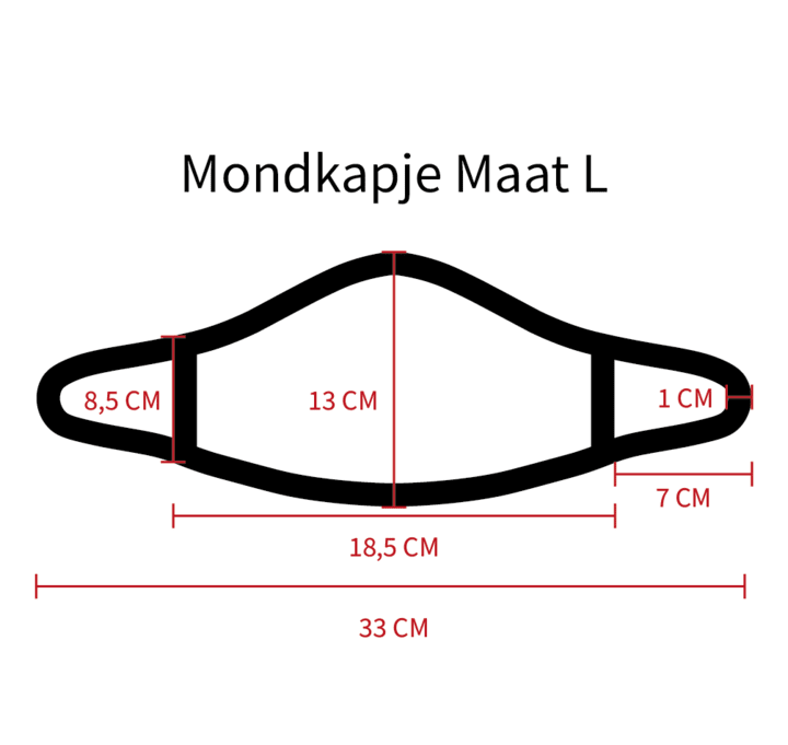 Mondkapje Maat L Mondkapje Maat L