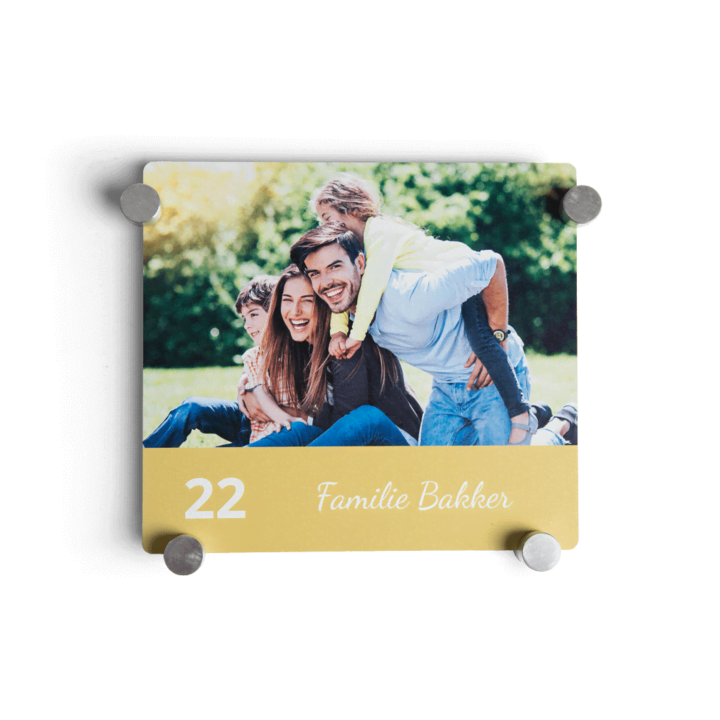 Huisnummerbordje ontwerpen voor