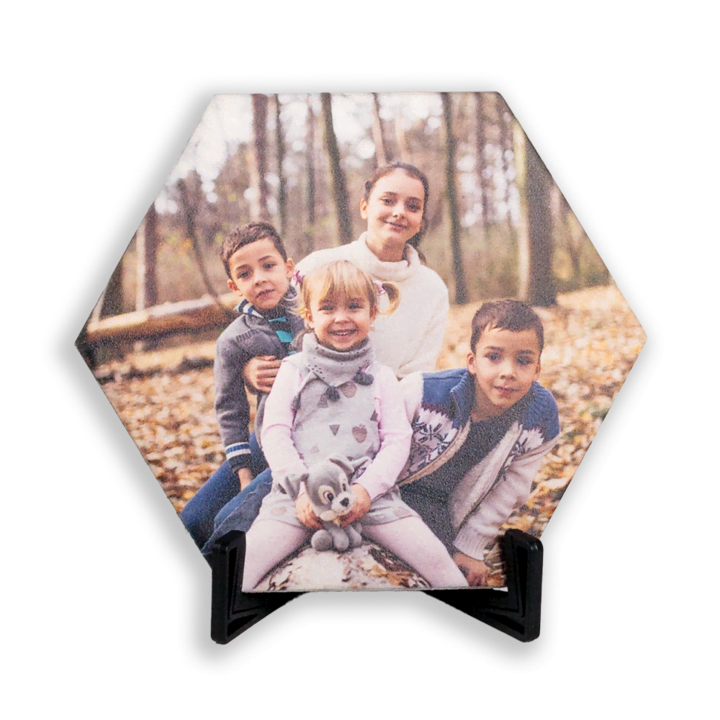 Hexagon tegels houder