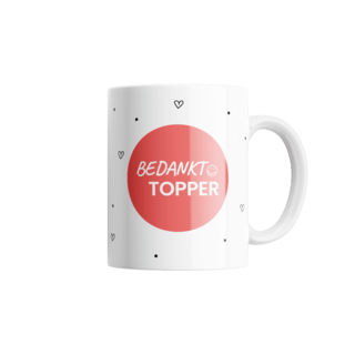 Bedankt mok met snoep Bedankt mok met snoep