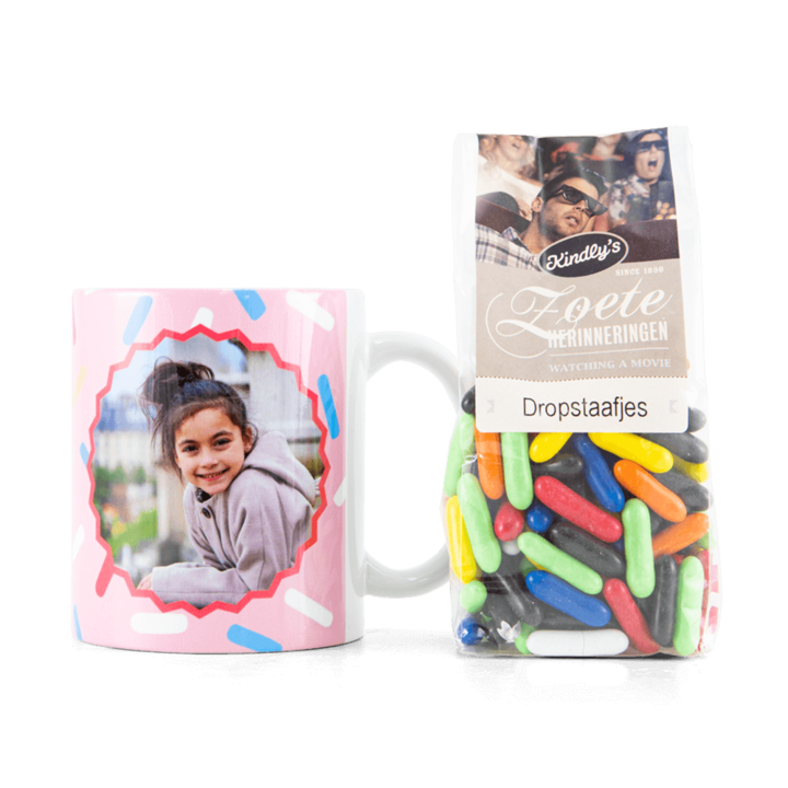 Fotomok met snoep