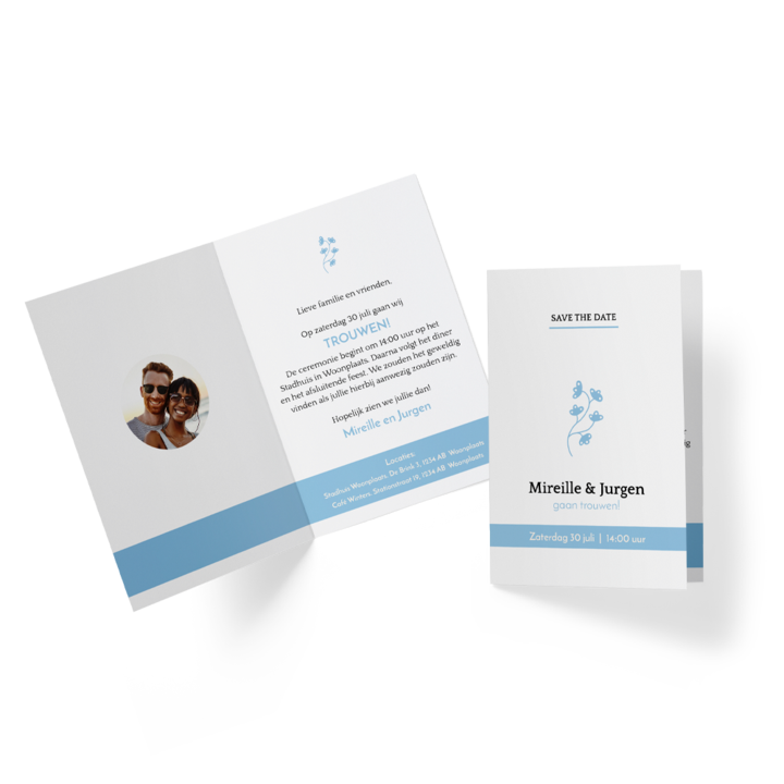 Trouwkaarten drukken Trouwkaarten drukken