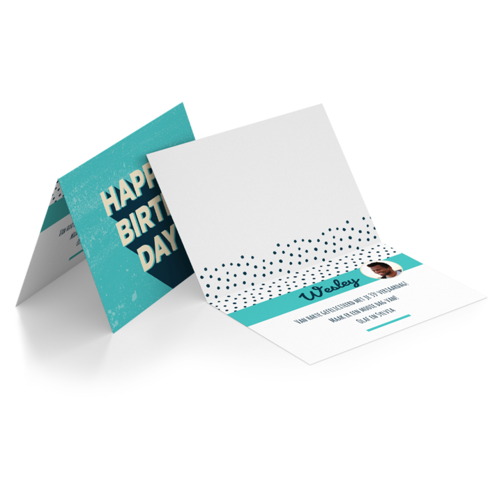 Verjaardagskaart bedrukken Verjaardagskaart bedrukken