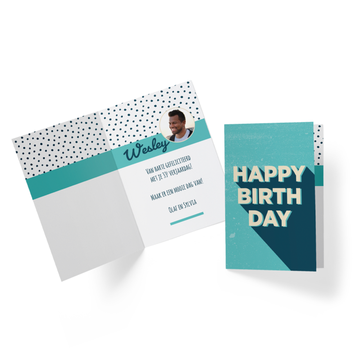 Verjaardagskaarten bedrukken Verjaardagskaarten bedrukken
