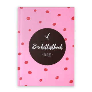 Bucketlist boek zelf invullen