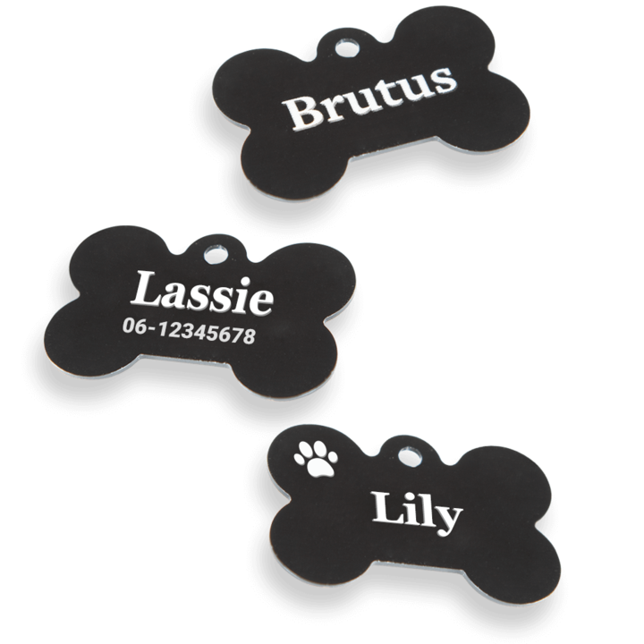 Hondenpenning met naam Hondenpenning met naam