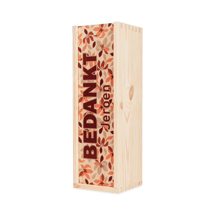 Houten kist met naam Houten kist met naam