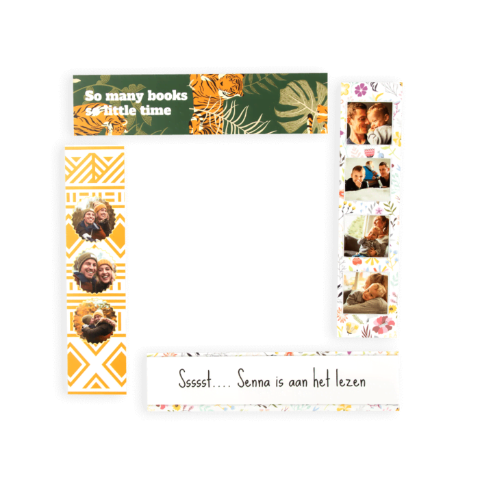 Boekenlegger met eigen ontwerp