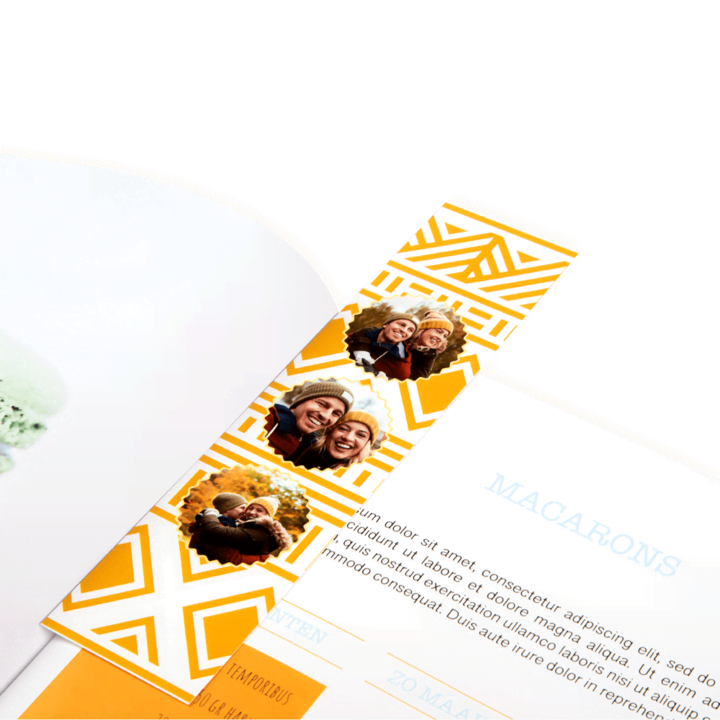 Boekenlegger met foto