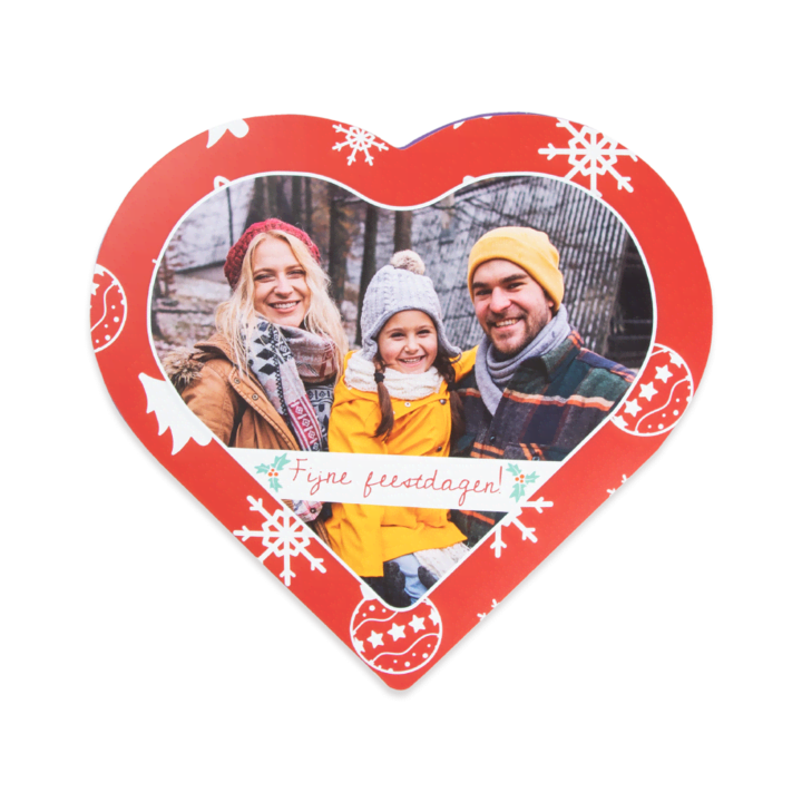 Kerst chocolade hart