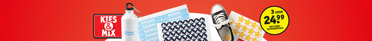 Naamstickers Naamstickers