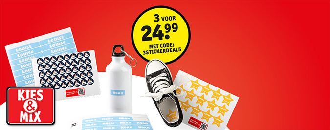 Naamstickers Naamstickers