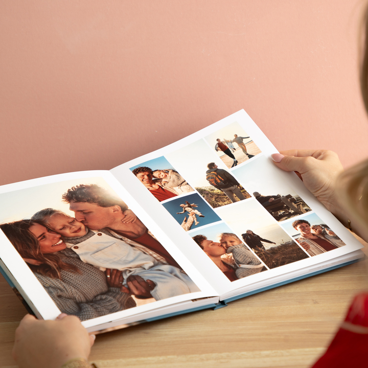 Maak een vlakliggend fotoalbum Maak een vlakliggend fotoalbum