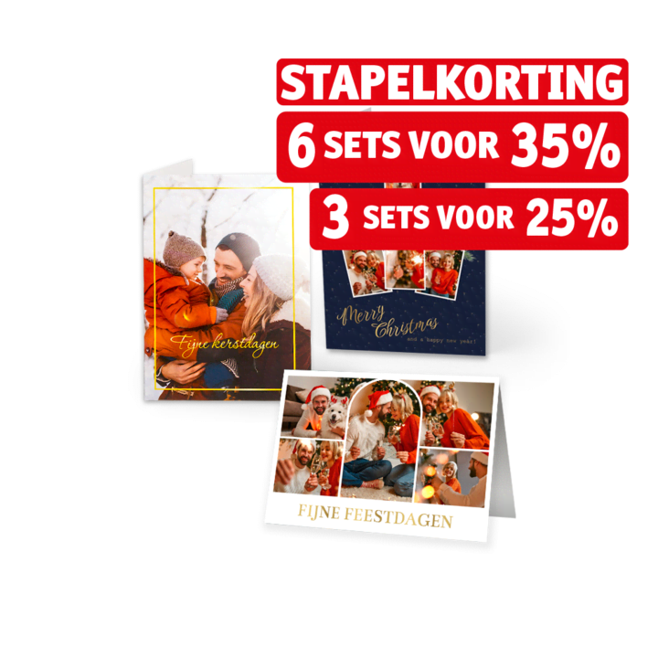 Kerstkaarten actie