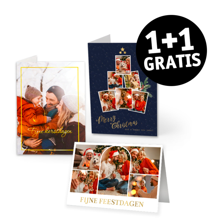 Kerstkaarten actie