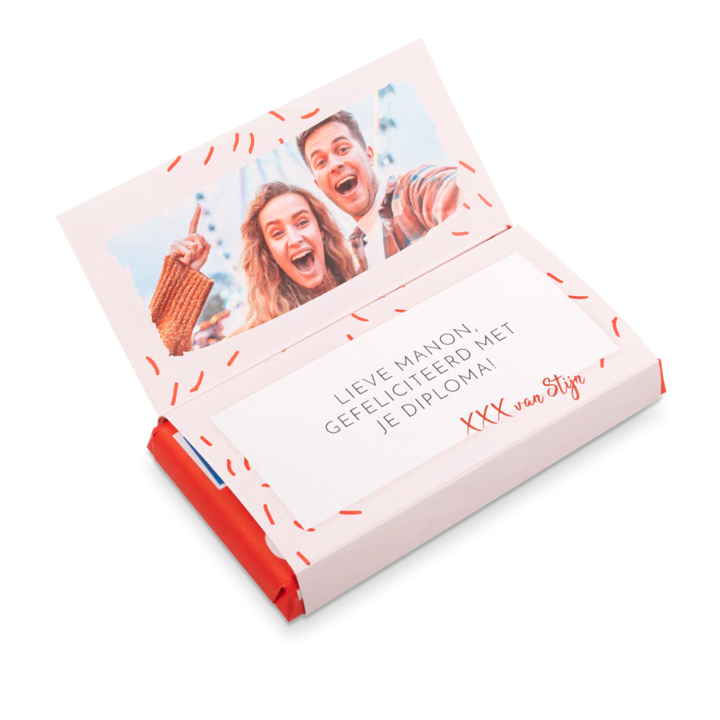 Tony's Chocolonely met tekst