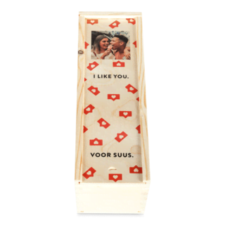 Houten kist met deksel Houten kist met deksel