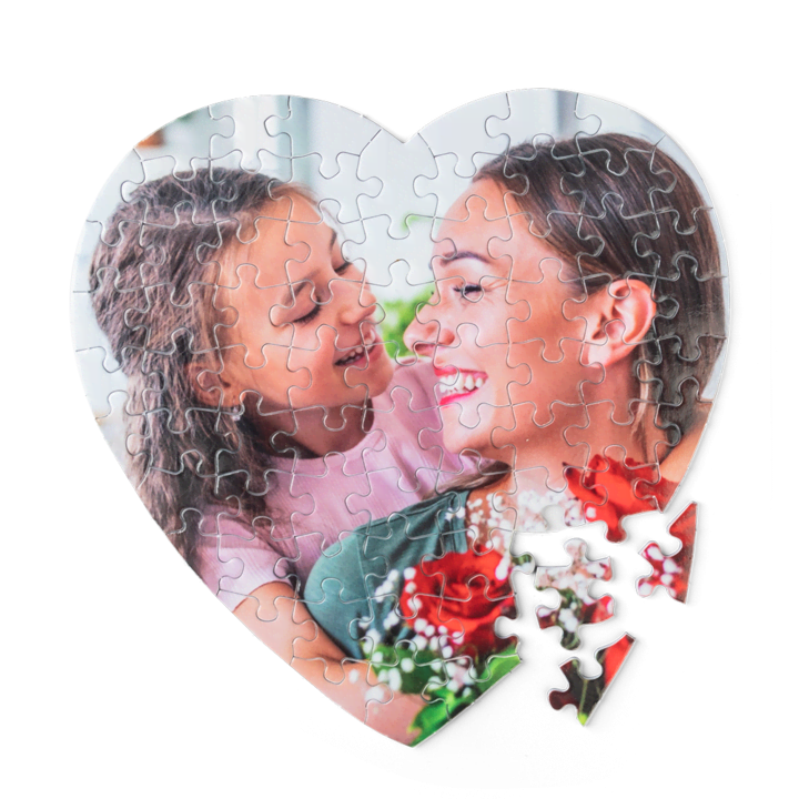 Fotopuzzel hart ontwerpen