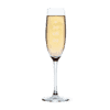 Champagneglas met datum Champagneglas met datum