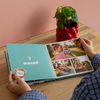 Babyboekje opengeslagen Babyboekje opengeslagen