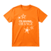 It's giving Orange shirt