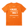 Oranje shirt bedrukken achterkant