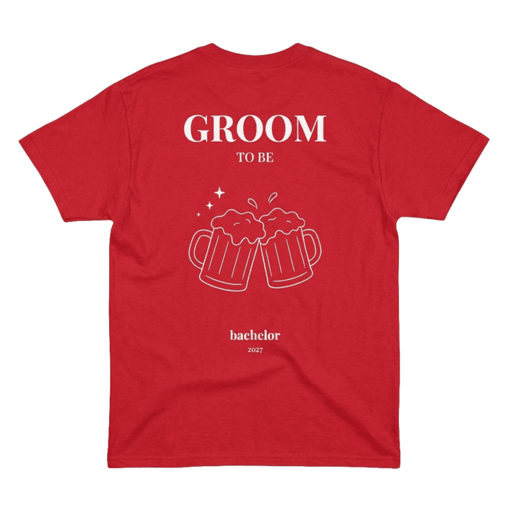 Rood shirt ontwerpen