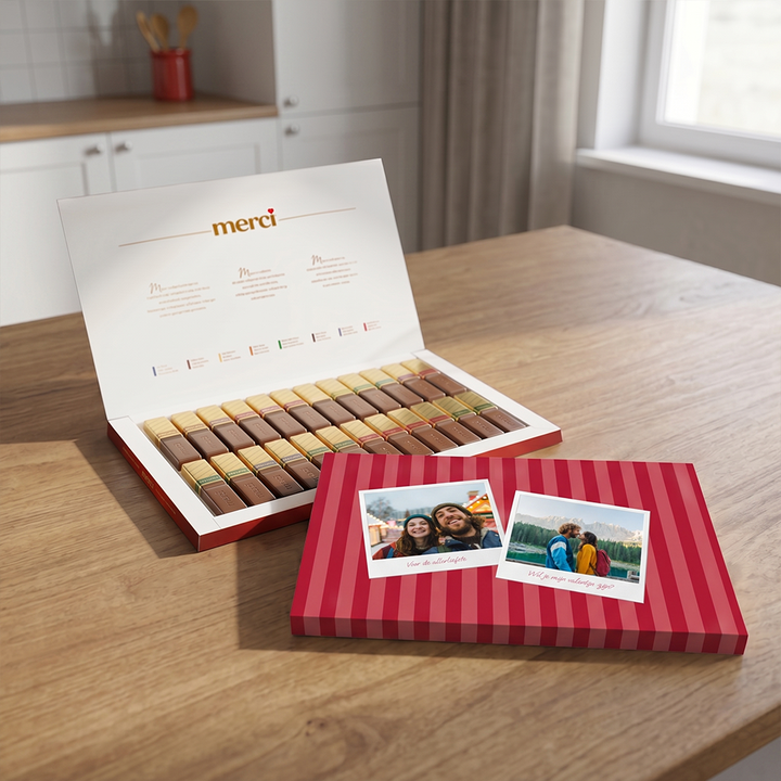 Merci wikkel met eigen foto's