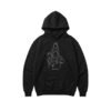 Zwarte hoodie ontwerpen