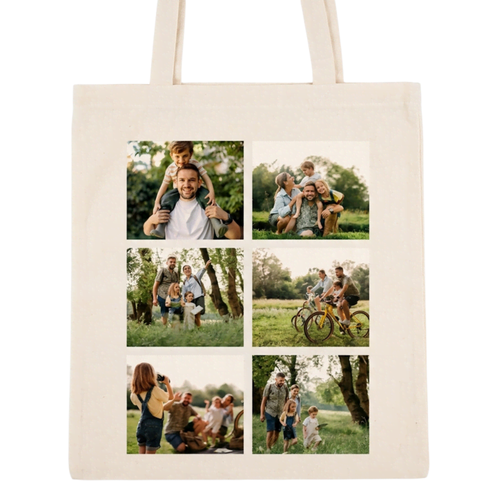 Linnen tas met foto's bedrukken