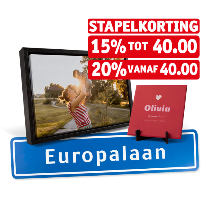 Actie wanddecoratie
