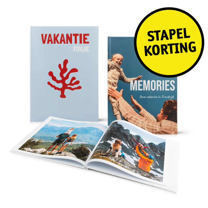 Fotoboeken stapelkorting