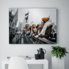 Een foto op aluminium past perfect bij een industrieel interieur! 