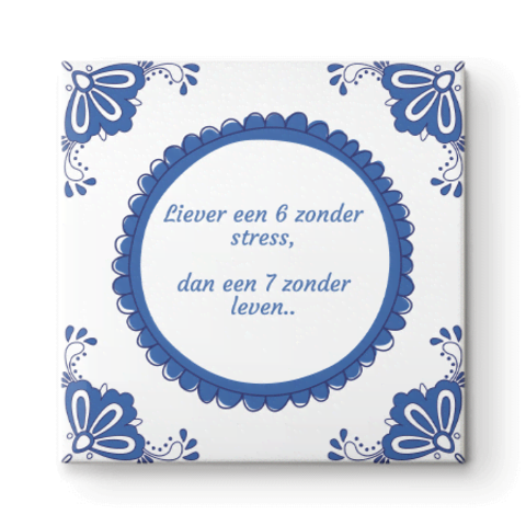 tegeltje bedrukken